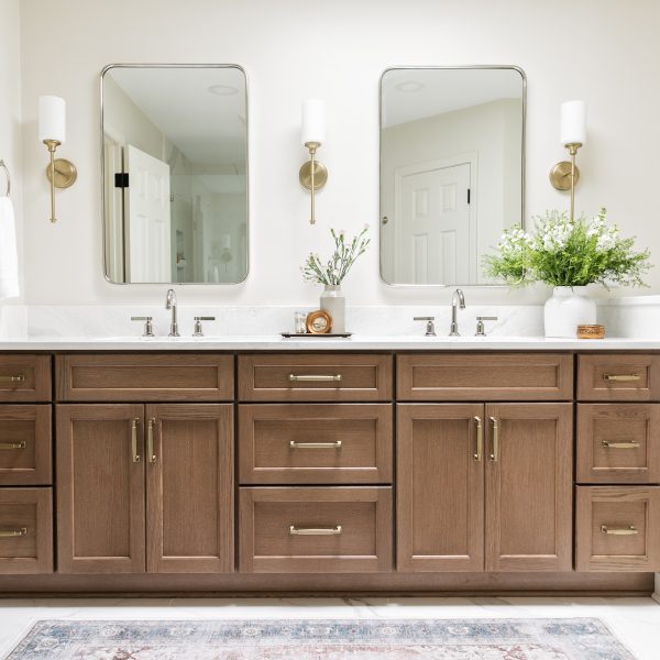 Serene Woodland Retreat Bathroom
